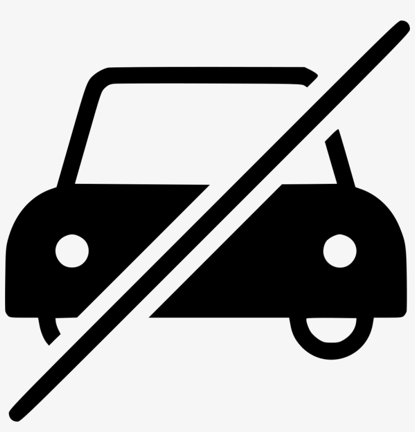 No Car Taxi Cab Vehicle Traffic Sign Comments - No Start Car Icon Png, transparent png