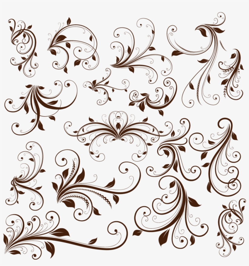 Decorative Png Image Transparent - Swirl Vector, transparent png
