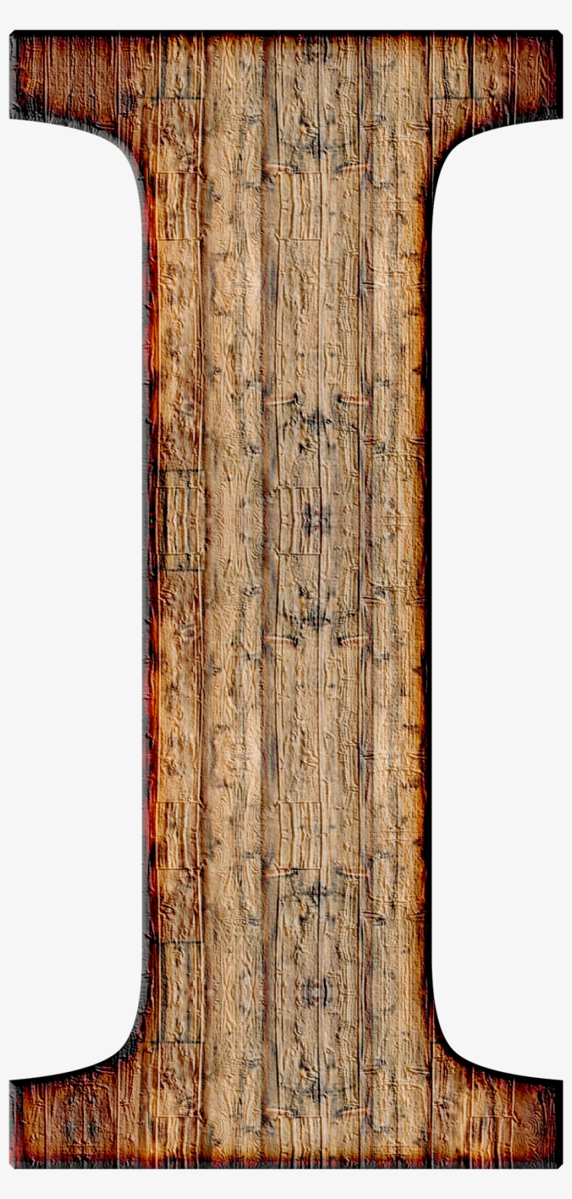 Letter I Wood Transparent, transparent png