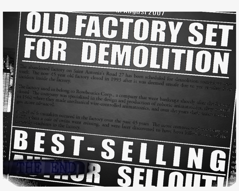 File History - Fnac 2 Ending, transparent png