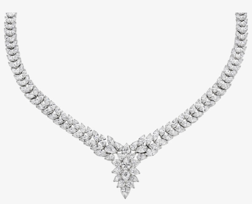 Grand Diamond Necklace - Necklace, transparent png