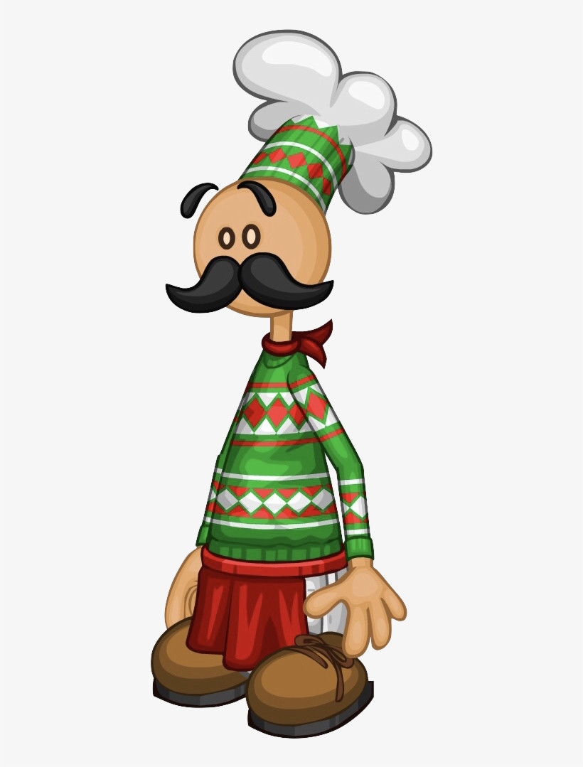 Papa Louie Christmas Outfit - Papa Louie, transparent png