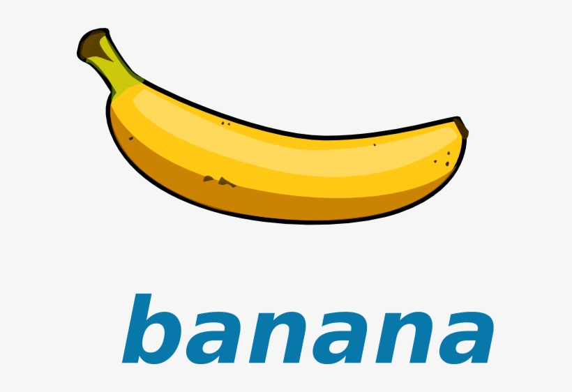 Banana Clipart Single - Banana Clipart, transparent png