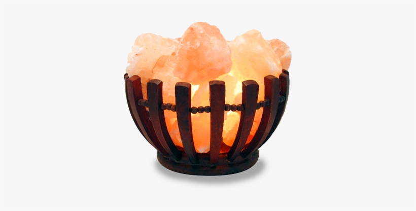 Rose Wooden Flower Shape Basket - Hand Carved Salt Lamps, transparent png