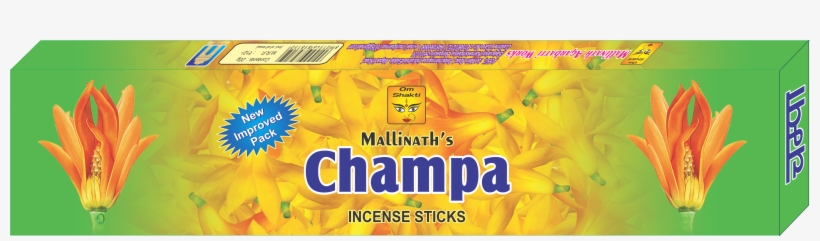 Mallinath Champa Fragrance Incense Sticks/agarbatti - Product, transparent png