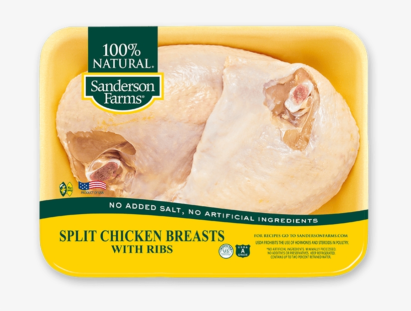 Split Chicken Breasts - Pack Of Chicken Wings, transparent png