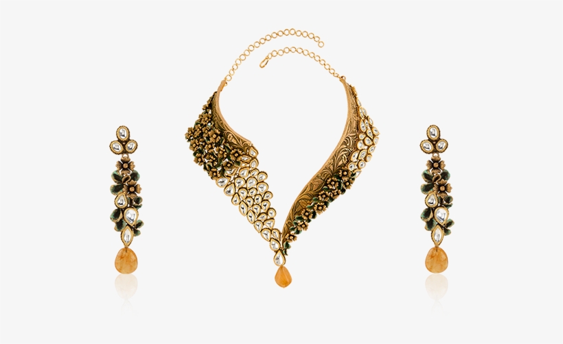 Yellow Gold Necklace Design - Jewellery, transparent png