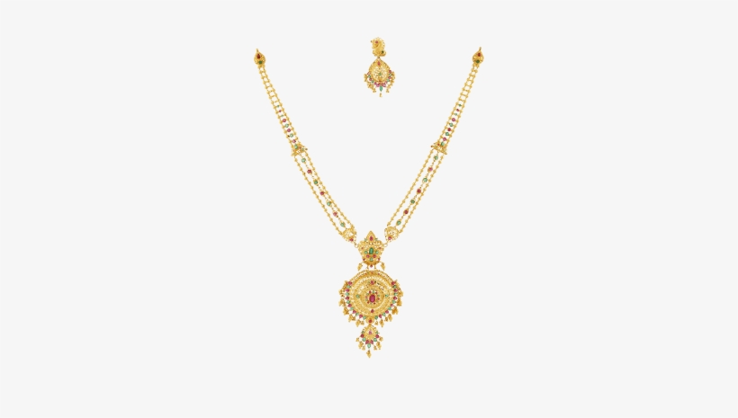 Ruby And Emral Jewellery - Gold Star Pendant, transparent png