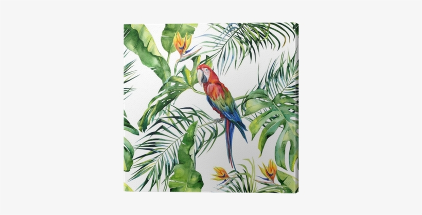 Strelitzia Reginae Flower - Simply Tropical White Gold Sands Stripes And Palm ..., transparent png