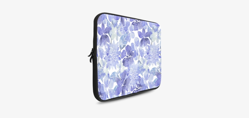 Watercolor Flower Pattern Custom Sleeve For Laptop - Coin Purse, transparent png