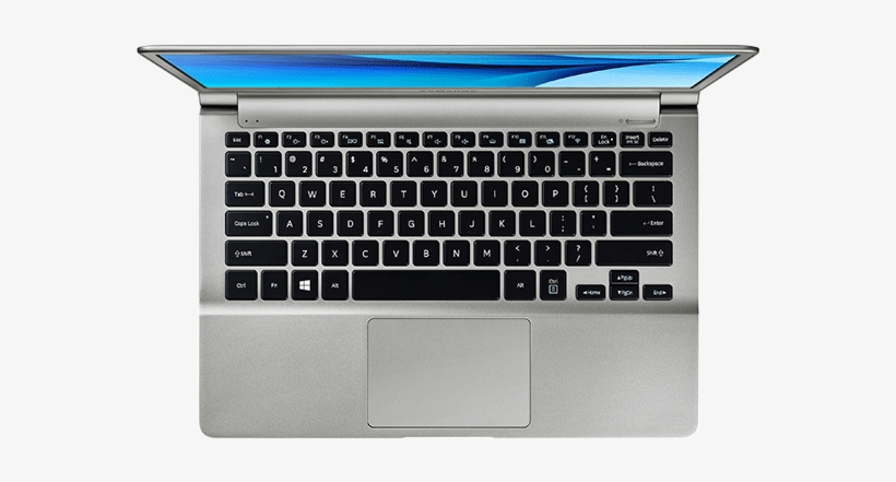 Top Open View - Toshiba Satellite U40, transparent png