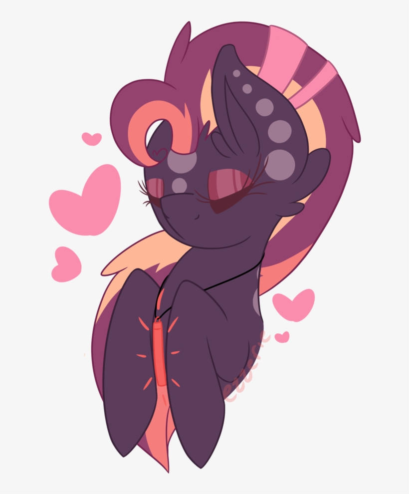 Ezzerie, Bat Pony, Bat Pony Oc, Digital Art, Eyes Closed, - Digital Art, transparent png