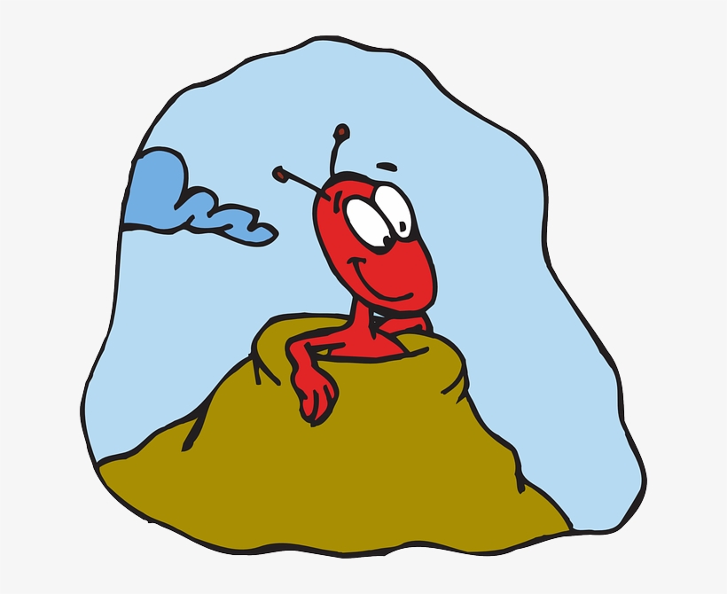 Obey Clipart Ant - Ant Hill Clip Art, transparent png