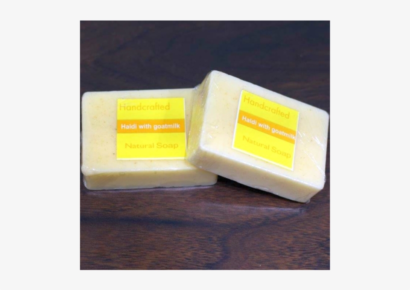 Handcrafted Soap-haldi Goatmilk V=1487334547 - Cosmetics, transparent png
