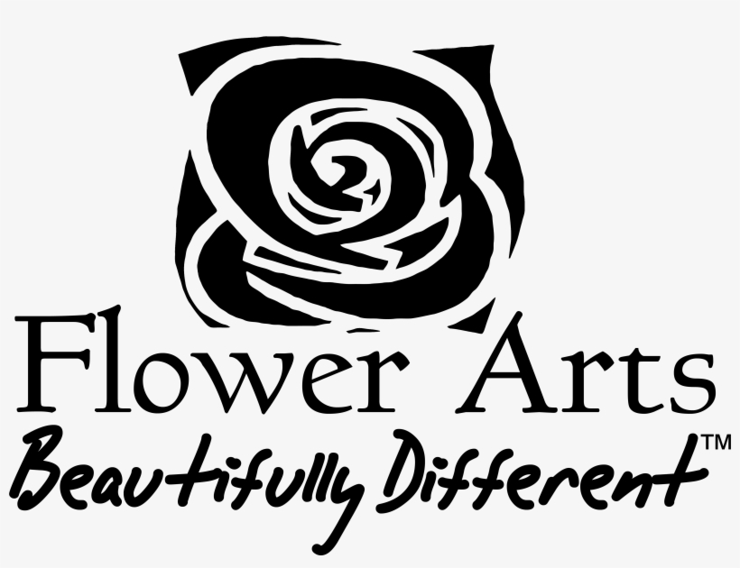 Logo - Flower Arts, transparent png