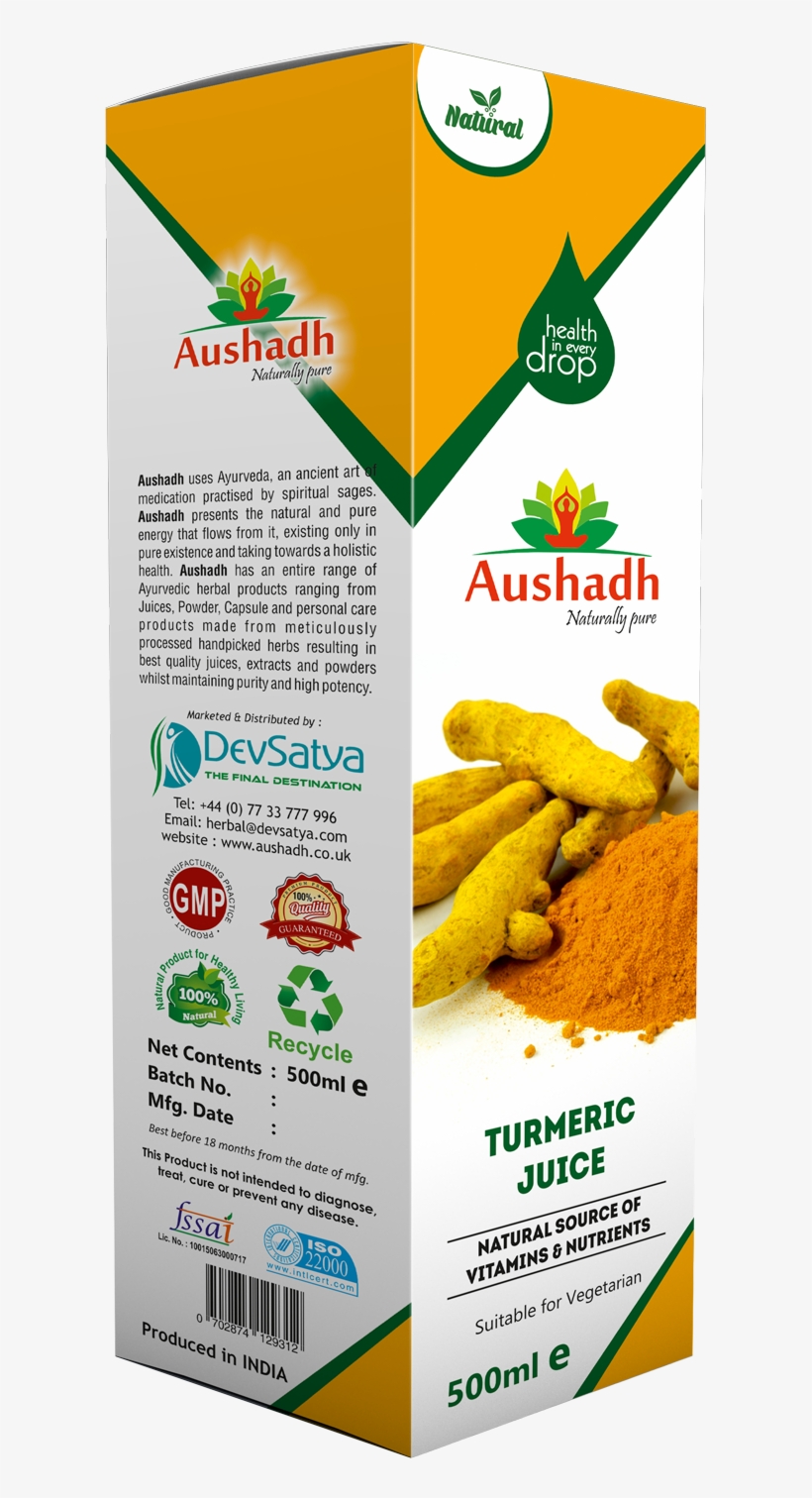 Tumeric Juice 500ml - Aloe Vera, transparent png