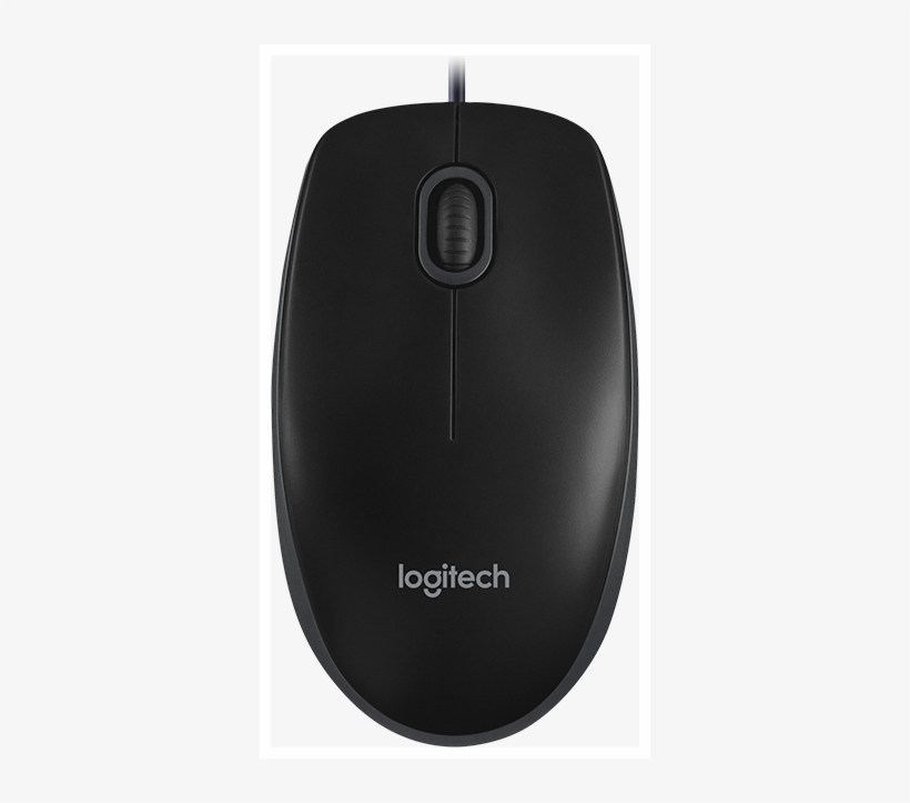 Logitech B100 Full-size Corded Mouse - Mouse Logitech, transparent png