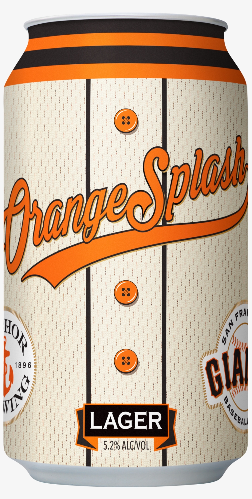 Anchor Brewing Orange Splash Can - Orange Splash Anchor, transparent png