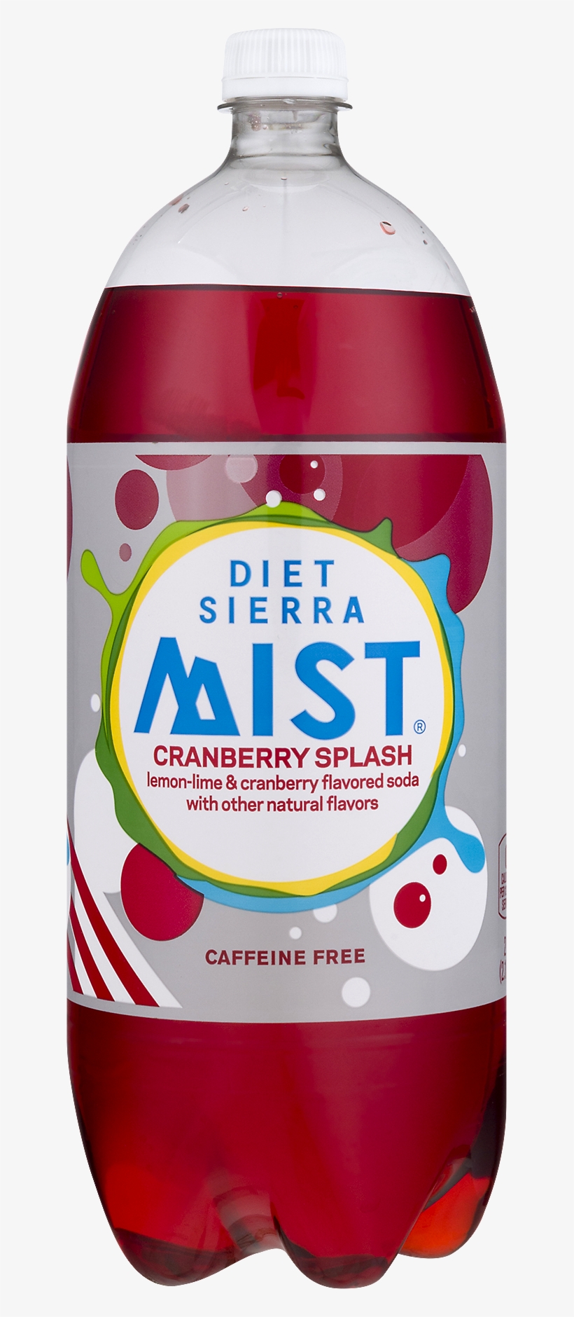 Diet Sierra Mist Cranberry Splash Soda - 2 L Bottle, transparent png