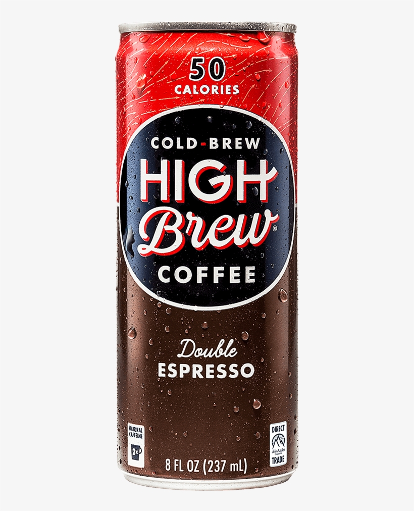 Double Espresso - Cold Brew Coffee Can, transparent png