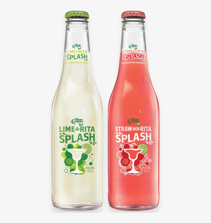 Lime A Rita Splash - Bud Light Lime Margarita, Straw-ber-rita Splash - 6, transparent png