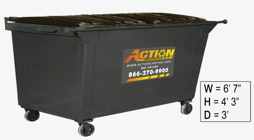 Action 2yard Rear Load Container - Yard, transparent png