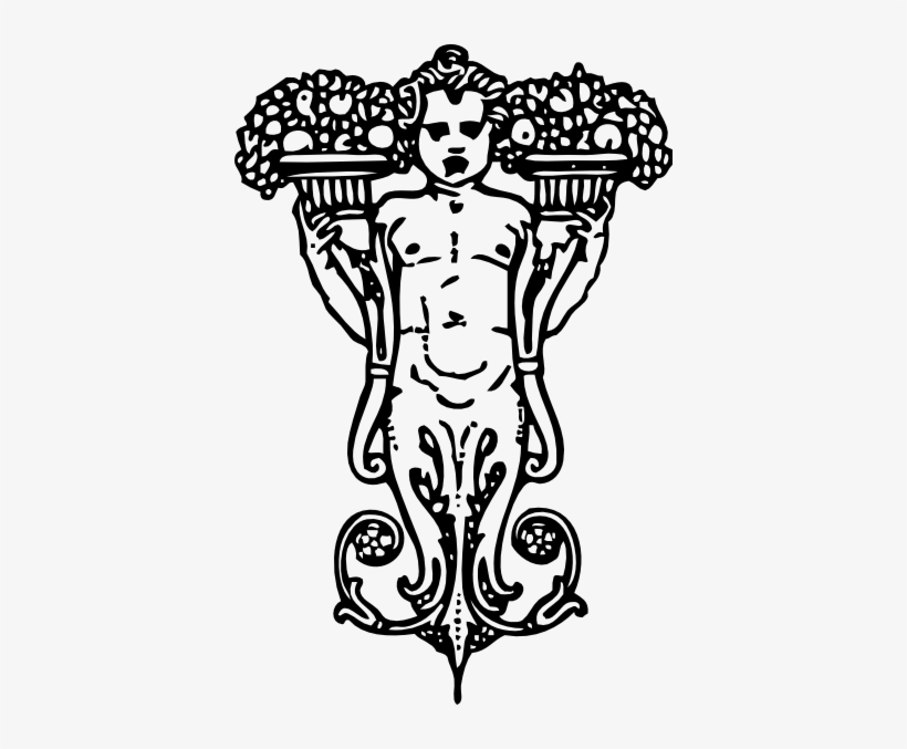 Free Vector Ornament Statue Clip Art - Figurehead Vector, transparent png