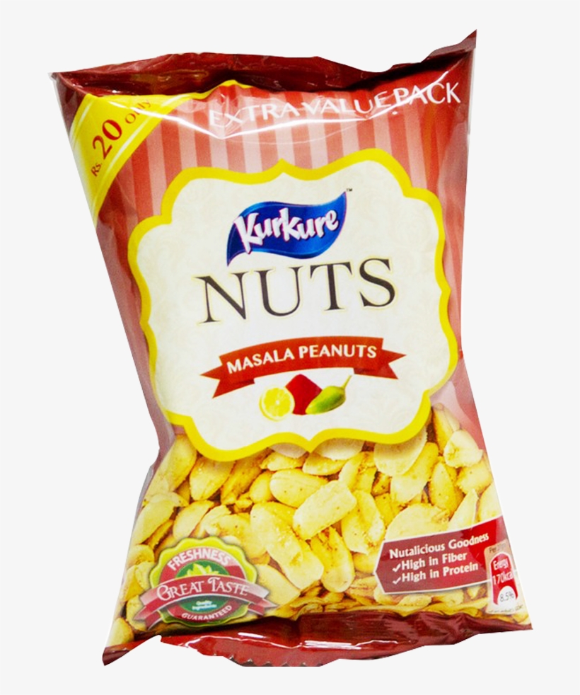 Kurkure Nuts Masala Peanuts 30 Gm - Peanut, transparent png