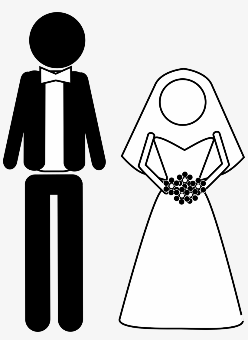 Wedding, Married, Bride, Groom, Vector Graphic - Wedding, transparent png