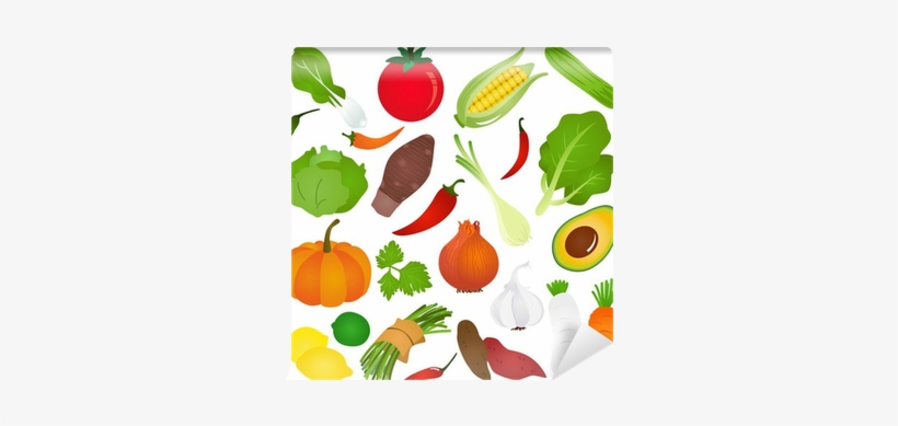 Colorful Cute Vector Icons - Vegetable Vector, transparent png