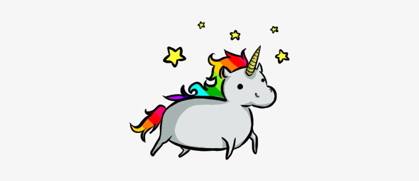Simple Example - ☺ - Cute Unicorn Rainbow, transparent png