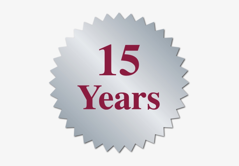 "15 Years" Serrated Edge Stickers - Business Holiday Cards - Joy Wreath Holiday, transparent png