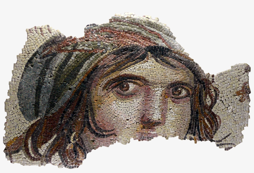 The Gypsy Girl Mosaic Of Zeugma 1250575 - Gaziantep, transparent png