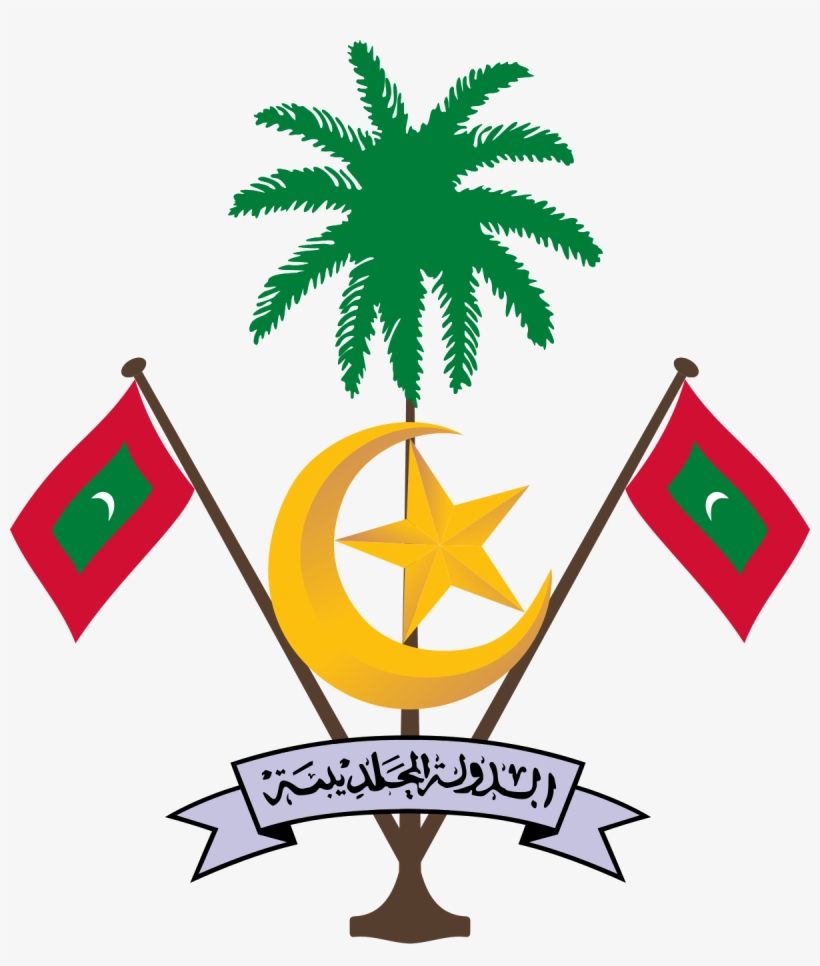 Maldives Emblem, transparent png