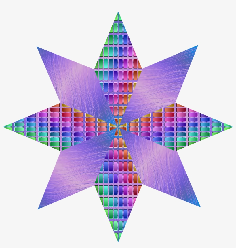 Star Fabric Mosaic Creative 708925 - Imagenes De Mosaicos De Estrellas, transparent png