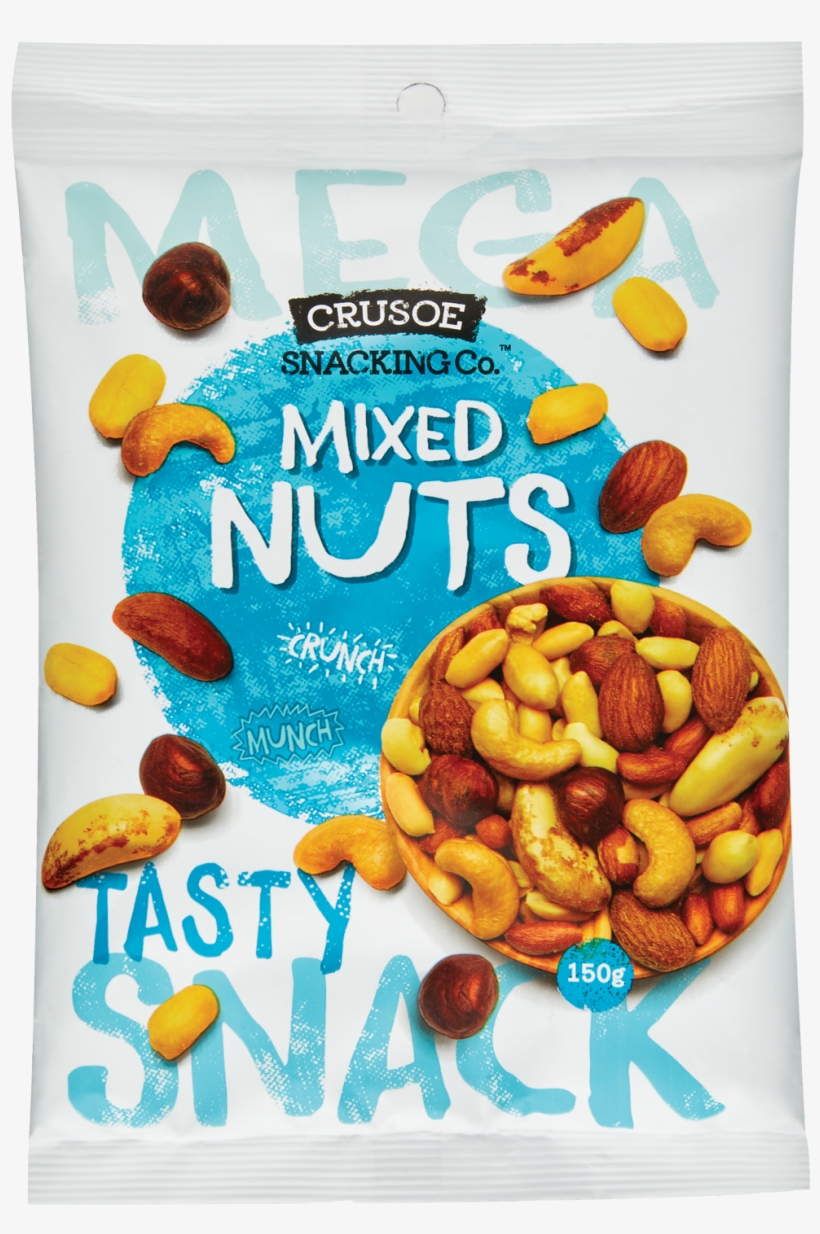 Crusoe Snacking Co Mixed Nuts 150g - Portable Network Graphics, transparent png
