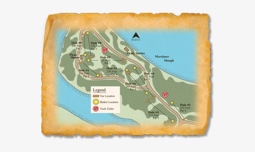 Oakwood Lakes State Park Disc Golf Course - Oakwood Lakes State Park Sd Map, transparent png