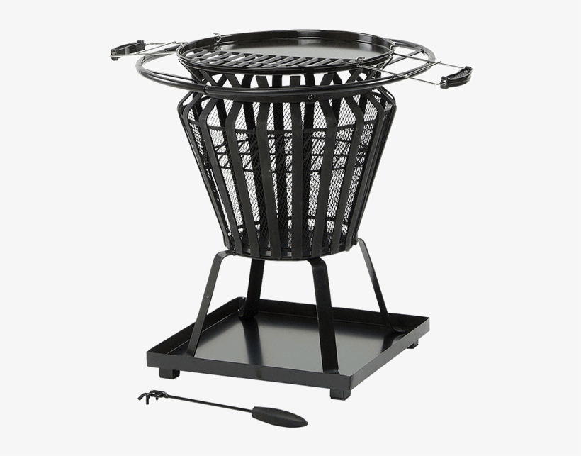 Signa Firepit - Lifestyle Signa Round Fire Pit With Removable Bbq Grill, transparent png