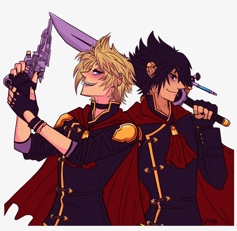 “ I Love The Uniforms In Final Fantasy Type - Prompto X Noctis Transparent, transparent png