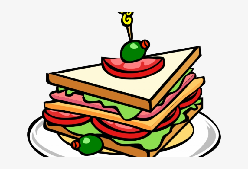 Picnic Basket Clipart Picnic Rug - Sandwich Clip Art, transparent png