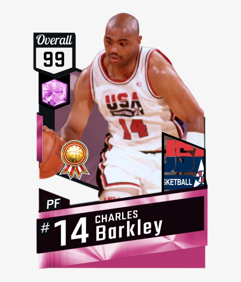 '92 Charles Barkley Pinkdiamond Card - Michael Jordan 2k18 Card, transparent png
