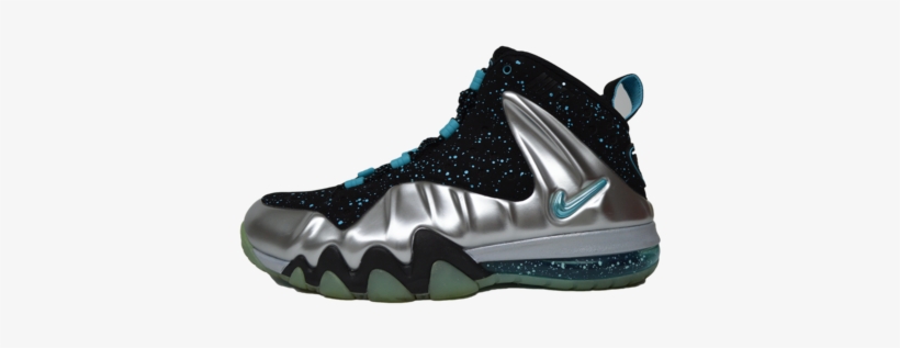 Quick - Mens Nike Barkley Posite Max Metallic Silver Gamma, transparent png