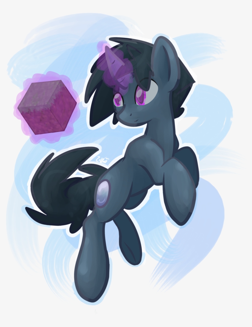 Zyllia, Enderman, Enderpony, Floating, Minecraft, Minecraft - Gift, transparent png