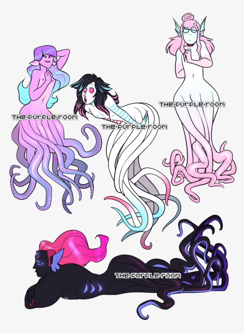 Banner Designs For Garbagekitten The Purple Room Swimming - Mermaid Aesthetic Transparent, transparent png