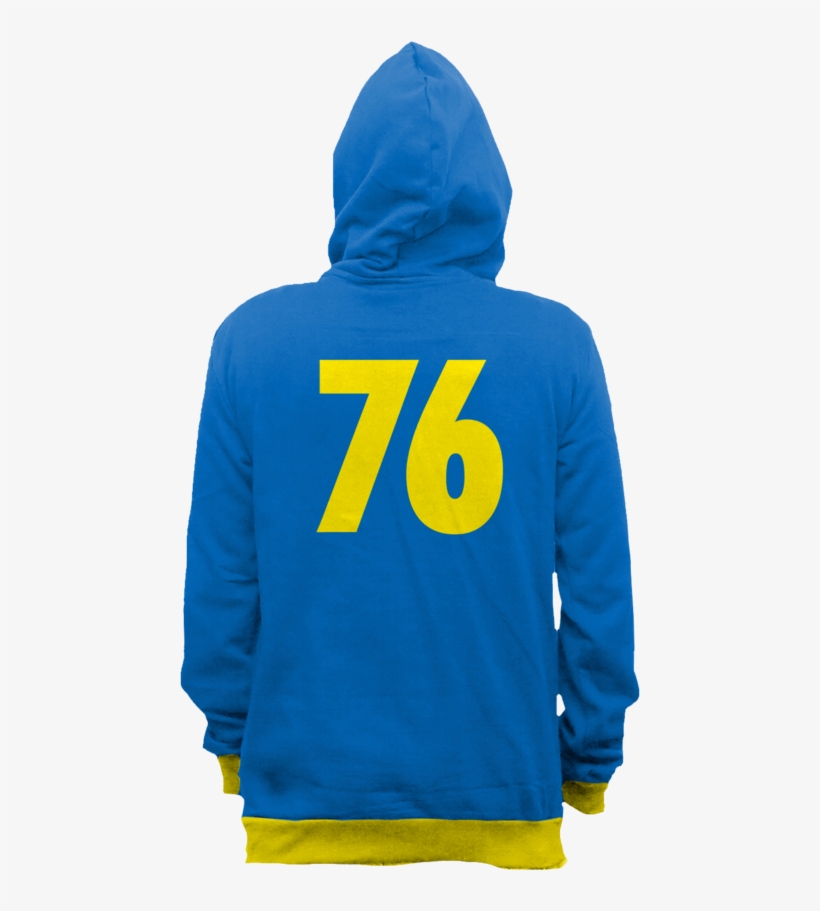 Vault 76 Unisex Zip Hoodie & Free Tee Offer - Fallout Hoodie, transparent png