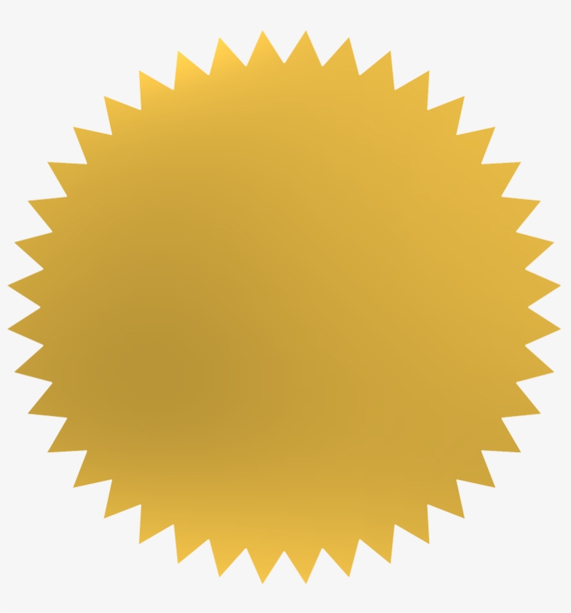Blank Gold Sticker - Best Seller - 801x800 PNG Download - PNGkit