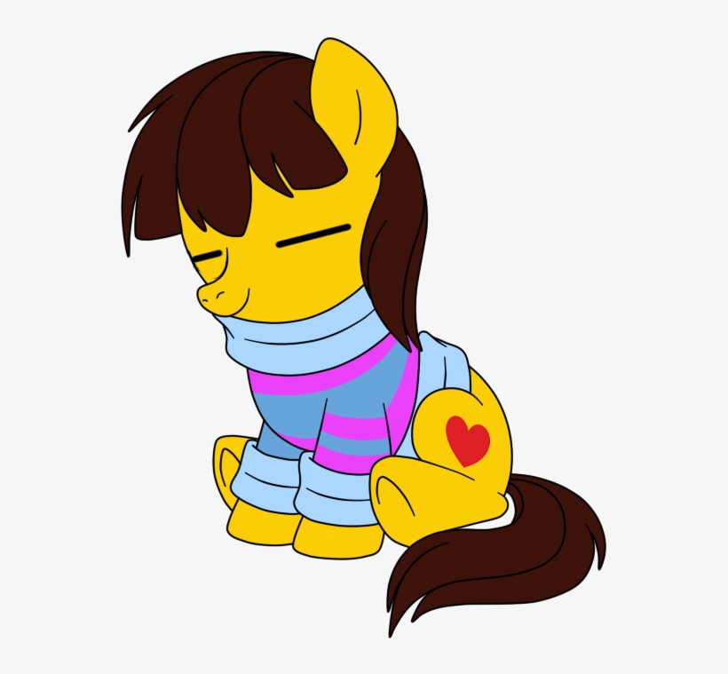 Ambiguous Gender, Artist - My Little Pony Undertale Frisk, transparent png