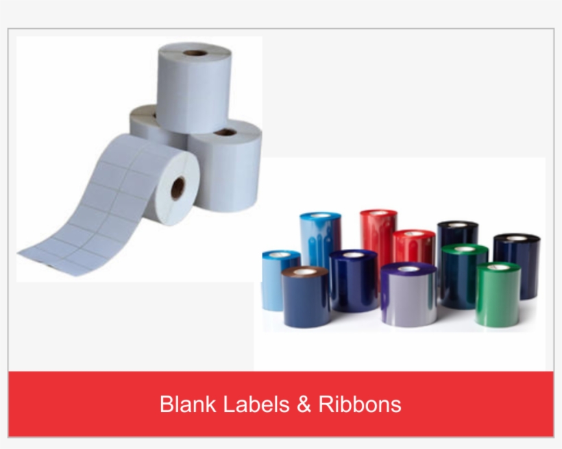 Black Labels Ribbons - Barcode Ribbons, transparent png