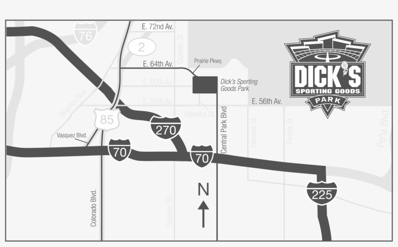 Dick's Sporting Goods Park Is Located At The Southwest - Dick's Sporting Goods Coupons, transparent png