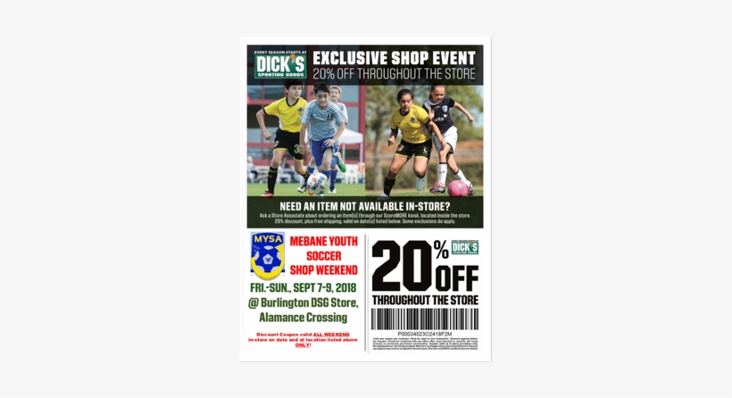 Dicks Sporting Goods Weekend Sept - Sports, transparent png